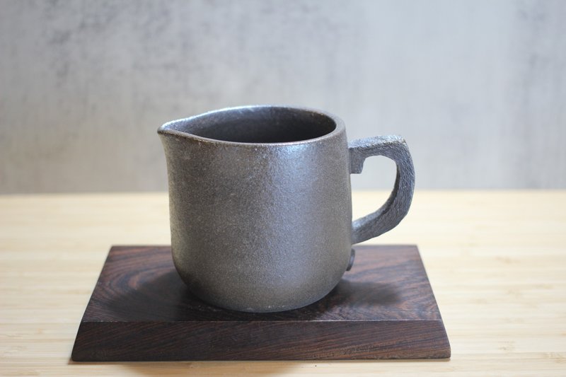 【母親節禮物】460ml 柴燒茶海 可直火 咖啡下壺 鶯歌葉敏祥手作 - 咖啡壺/手沖壺 - 瓷 