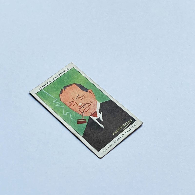 RT.HON. Stanley Baldwin_UK John Player & Sons cigarette card - การ์ด/โปสการ์ด - กระดาษ 