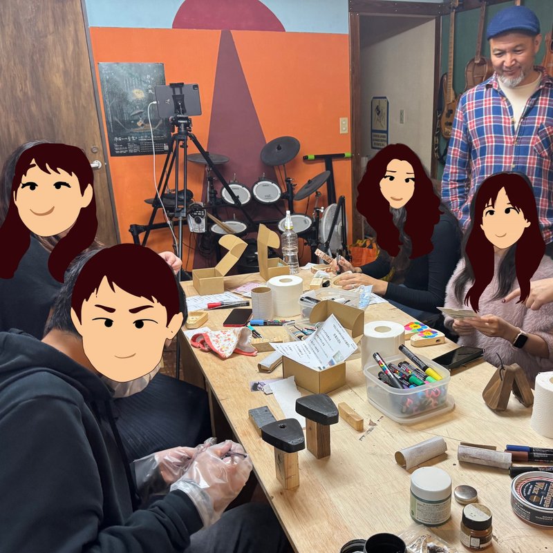 おもしろカスタネットを作って遊ぼう 第３弾 - 其他 - 木頭 