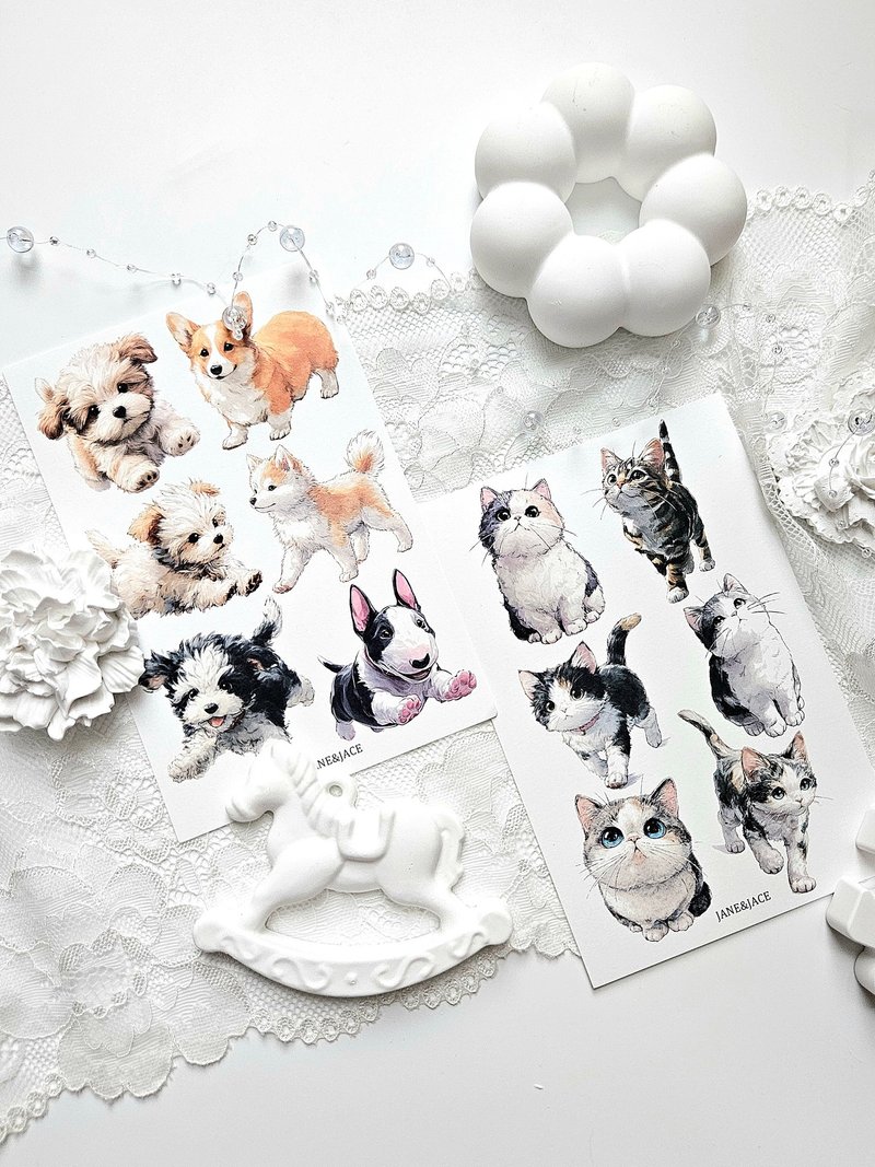 Bow Meow Paper - 貼紙 - 紙 