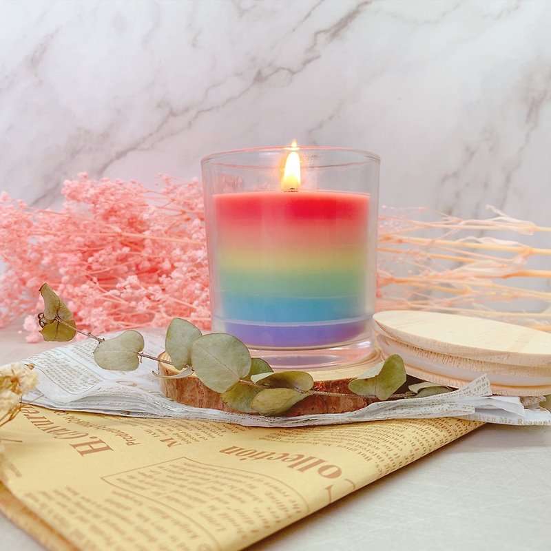 Ueko's Shou x Equal Rights Response Colorful Rainbow Scented Candle - Candles & Candle Holders - Wax 