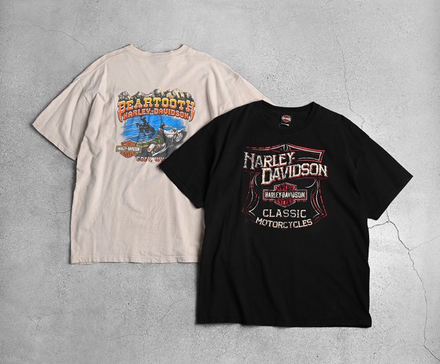 Vintage Harley-Davidson Tee / 美式休閒穿搭、美式圖案T - 設計館