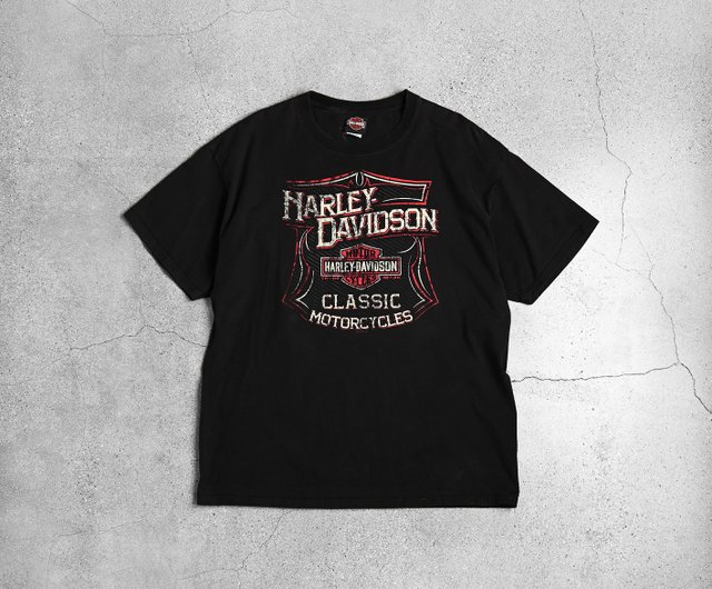 【HARLEY DAVIDSON】VJ LET GO TEE ユニセックス 半袖Tシャツ HARLEY DAVIDSON◇VJ LET GO TEE プリント Tシャツ ユニセックス