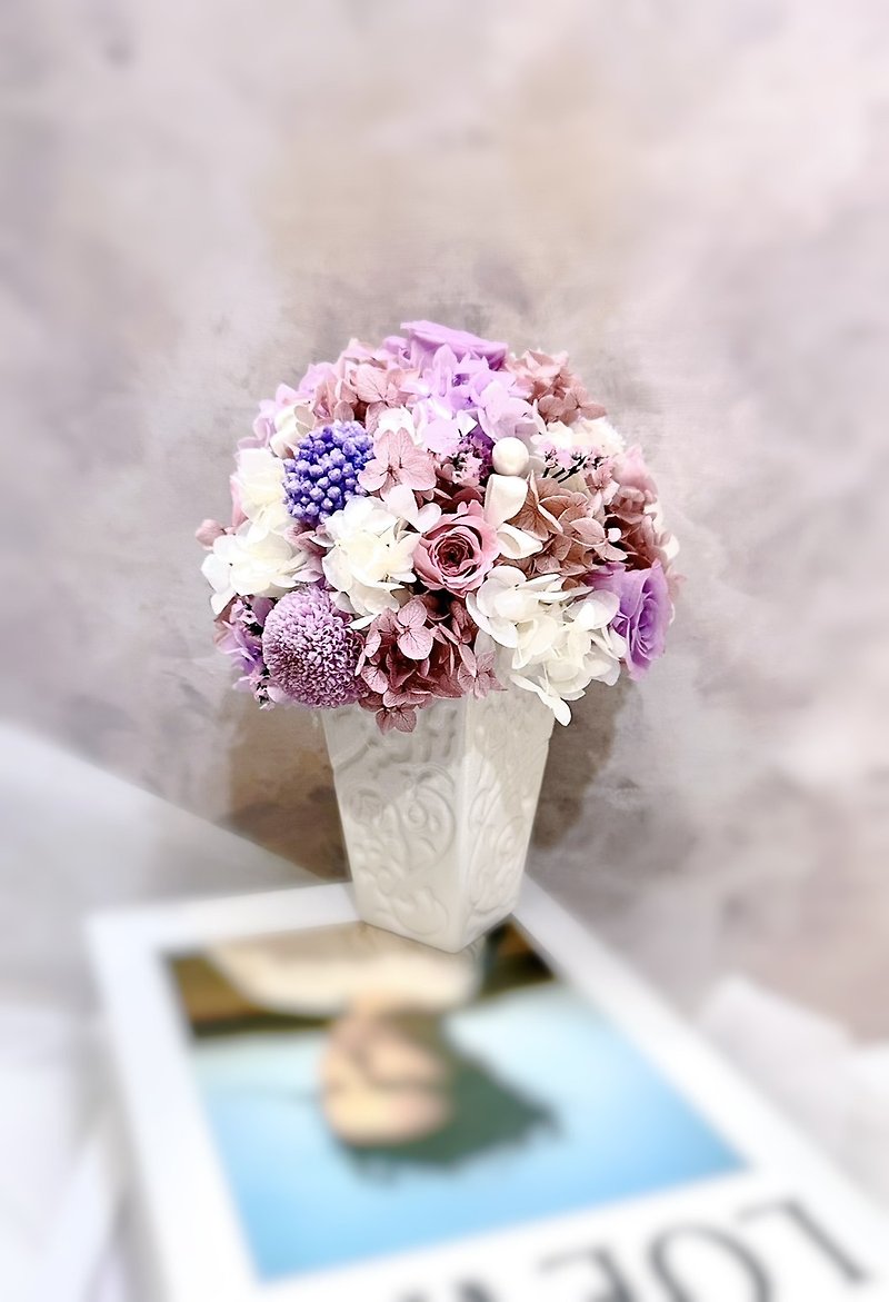 RU flower-Petermai immortal table flowers - ช่อดอกไม้แห้ง - พืช/ดอกไม้ 