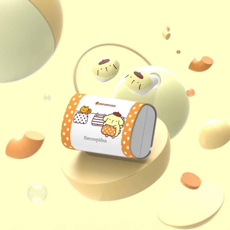 thecoopidea POMPOMPURIN BEANS+ 真無線耳機 - AirPods/耳機保護套 - 其他材質 卡其色