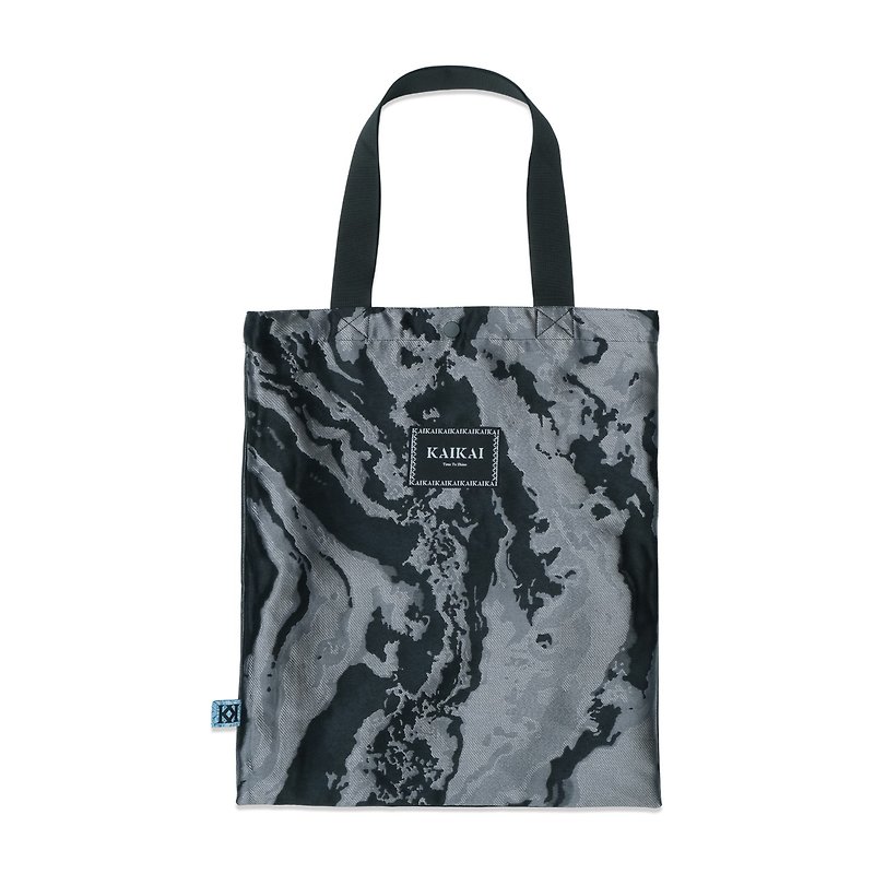 KAIKAI - UNPREDICTABLE - Yinchuan Jacquard Tote Bag - Handbags & Totes - Polyester Silver