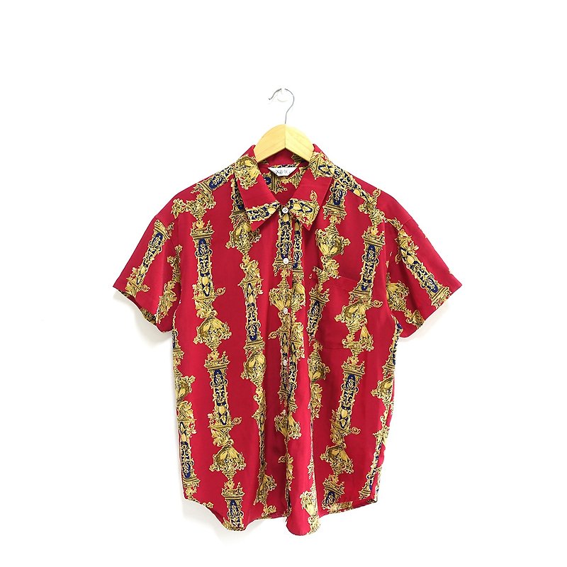 │Slowly│Exquisite Art - Vintage Shirt │vintage. Retro. Literature. Made in Japan - Men's Shirts - Polyester Multicolor