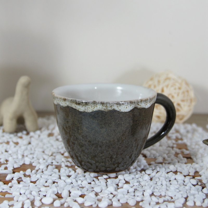 Seaweed spray coffee cup, teacup, mug, cup - about 120ml - Mugs - Pottery Green