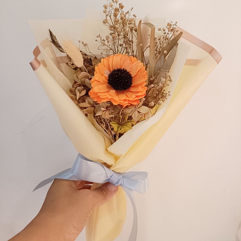 畢業禮物永生玫瑰向日葵太陽花束 情人節生日工商企業贈品課程 - 乾燥花/永生花 - 植物．花 多色