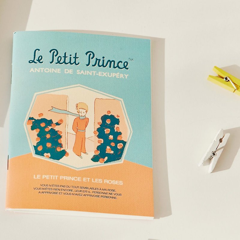 7321 Design Little Prince Project Portable Notebook - Rose Garden, 73D73723 - สมุดบันทึก/สมุดปฏิทิน - กระดาษ สีน้ำเงิน
