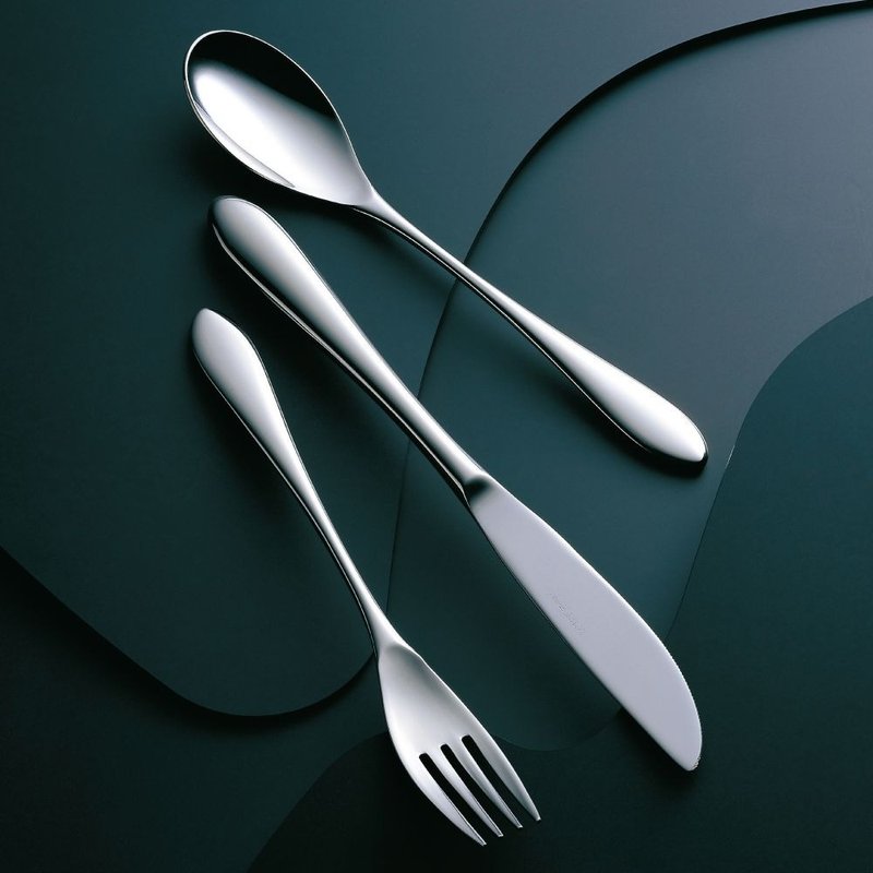 日本【SALUS 佐藤金屬】Loire 餐具 - 刀叉/湯匙/餐具組 - 不鏽鋼 