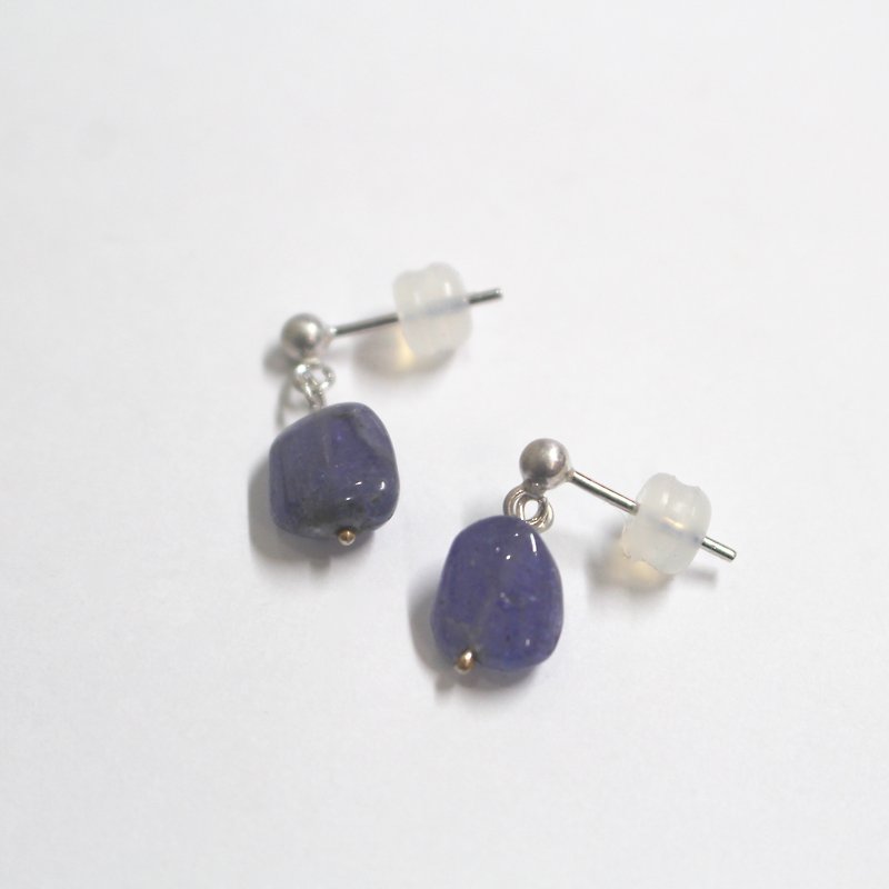 Tanzanite earrings - Earrings & Clip-ons - Gemstone Blue
