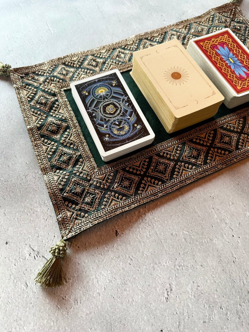 塔羅布　mini tarotmat , tarot cloth  Made in JAPAN - 餐桌布/桌巾/餐墊 - 其他人造纖維 