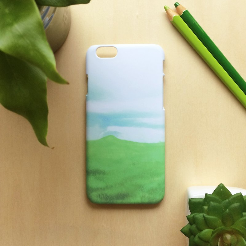 Refreshing grassland.  Matte Case( iPhone, HTC, Samsung, Sony, LG, OPPO) - Phone Cases - Plastic Green
