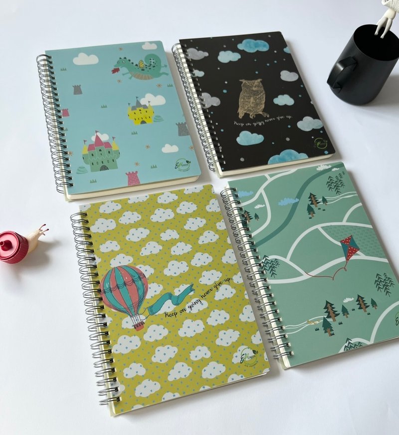 [Green and Friendly] Fantasy Fairy Tale Coil Book_A5_7 types in total - Notebooks & Journals - Paper 