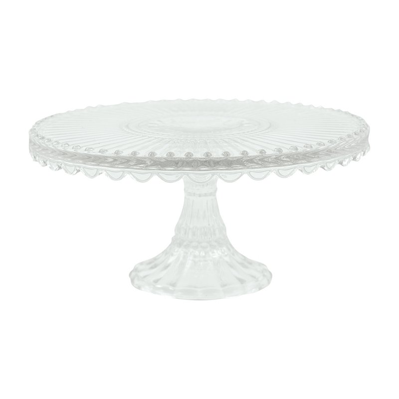 【新商品】デンマーク グリーンゲート アリス クリアガラス ケーキスタンド M - 皿・プレート - ガラス 多色