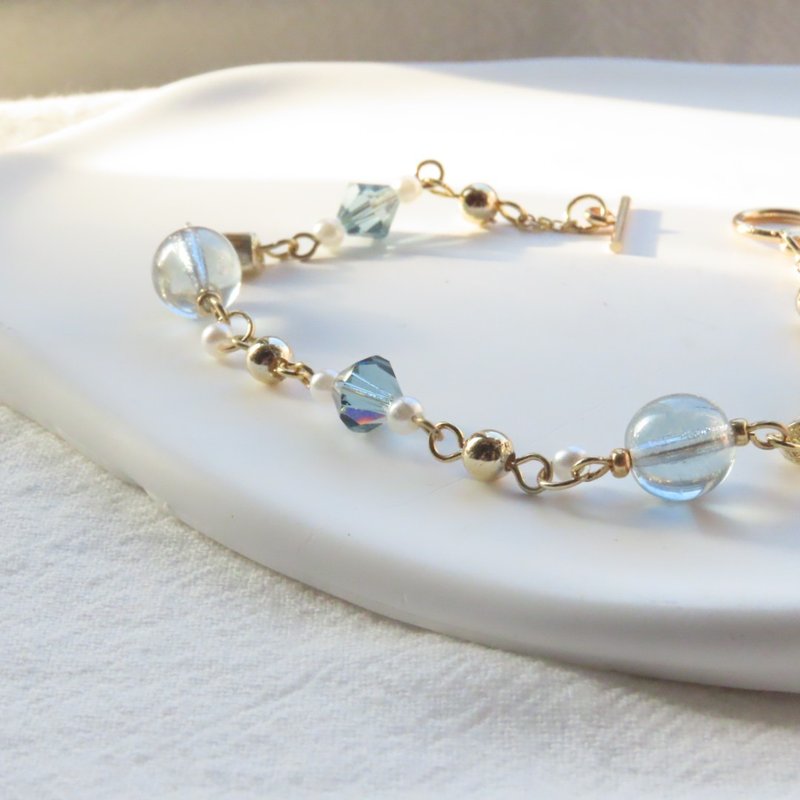 Shimmer Lakeside | Bracelet - สร้อยข้อมือ - โลหะ สีน้ำเงิน