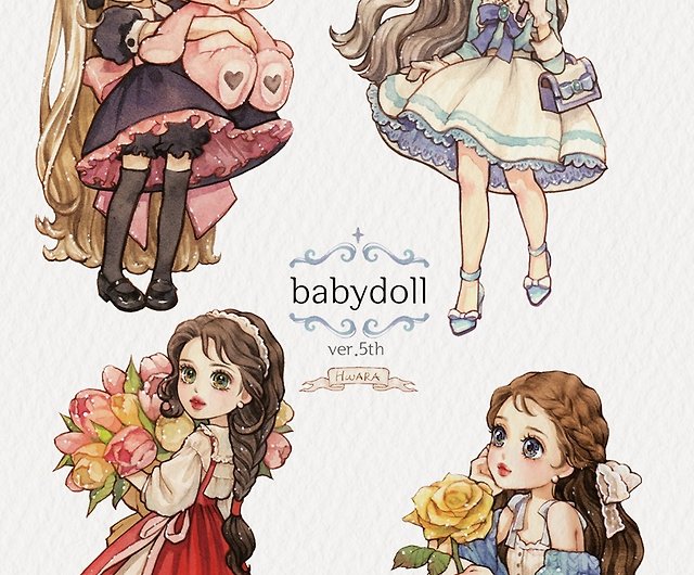 BabyDoll - ショップ hwara シール - Pinkoi