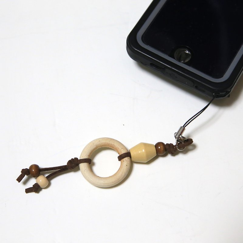 wood ring smartphone ring - Phone Accessories - Wood Khaki