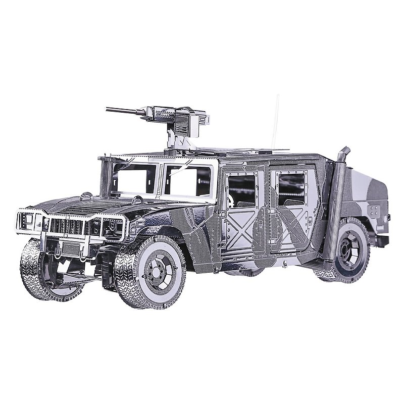 MILITARY OFF-ROAD VEHICLE - Puzzles - Stainless Steel Silver