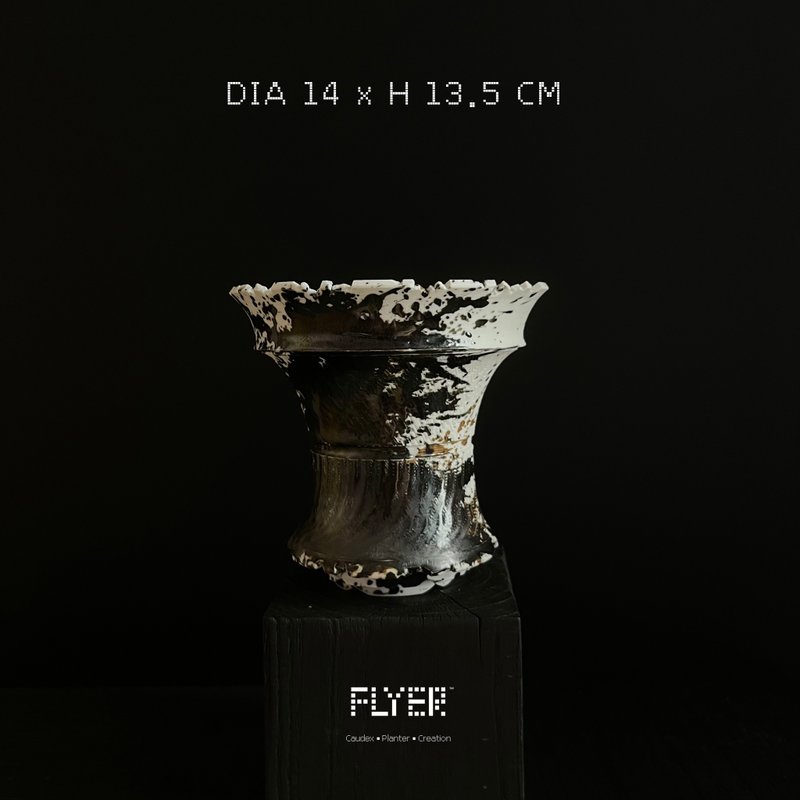 FLYER 塊根多肉植物陶盆器 龍舌蘭象牙宮象足漆樹盆器 - 花瓶/花器 - 陶 