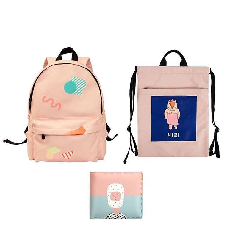 YIZISTORE Lucky Bag - LUCKY BAG - Backpack + Backpack + Coin Purse - Backpacks - Other Materials 