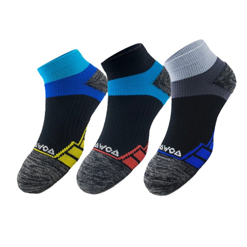 【WOAWOA】Mountain - ankle Hiking Socks | 3 Packs L/XL - ถุงเท้า - ไม้ไผ่ 