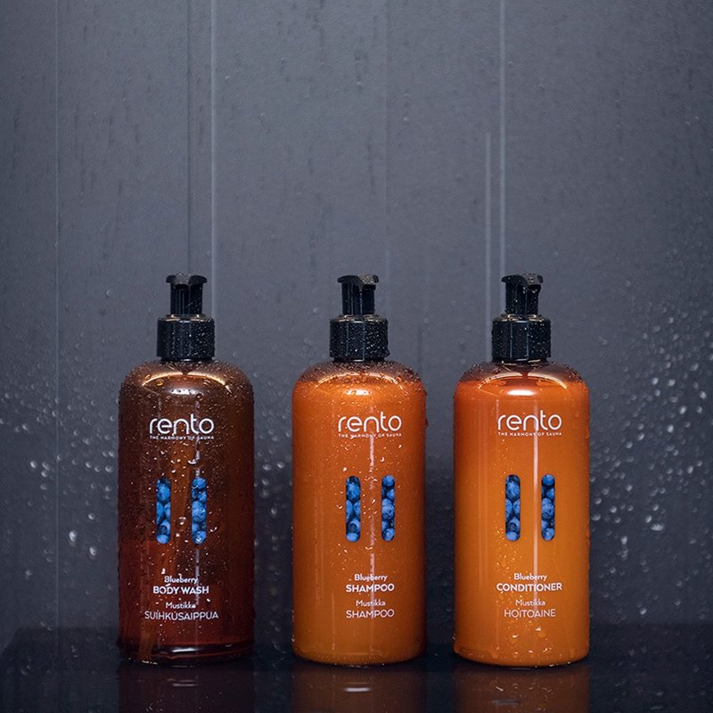 【rento】Moisturizing Shower Gel 400ml Three Types - Body Wash - Concentrate & Extracts 