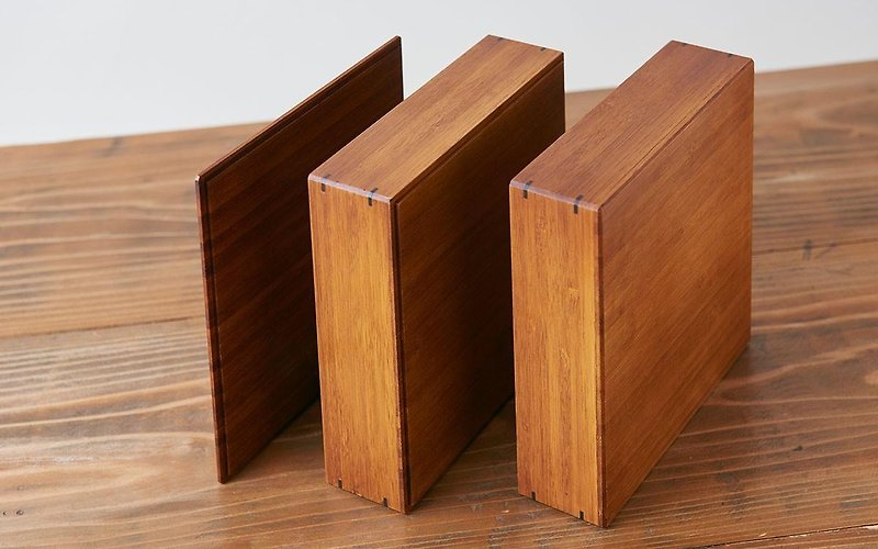 Bamboo box wiping lacquer large (Hakkaku) | Bottom groove | Bamboo box parts (E) - อื่นๆ - ไม้ สีนำ้ตาล