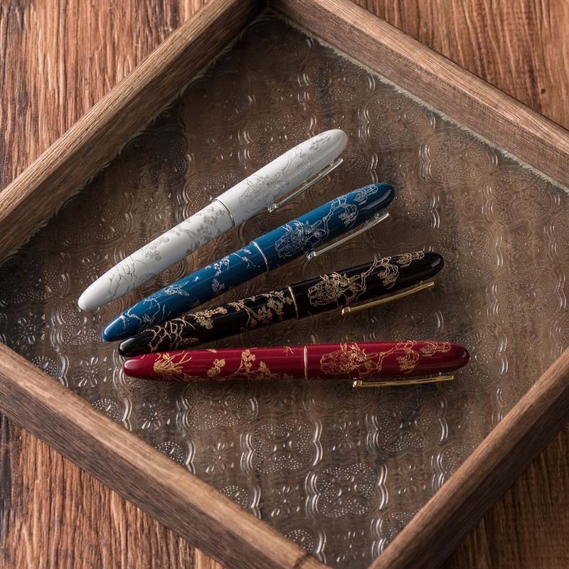 [Texture Gift] Hongdian Fountain Pen N23 / Year of the Rabbit Limited Edition / Texture Pen / Four Colors - Fountain Pens - Other Metals 