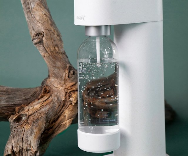 Finland [mysoda] Woody Wooden Sparkling Water Machine - Tree Ice White