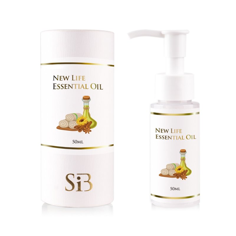 SiB New Life Essential Oil - Skincare & Massage Oils - Essential Oils White