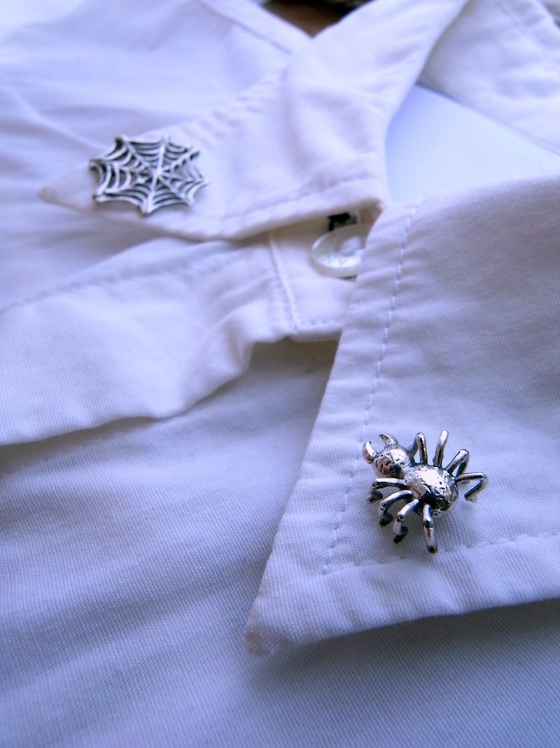Little Fat Spider Silver Earrings - Earrings & Clip-ons - Silver Silver