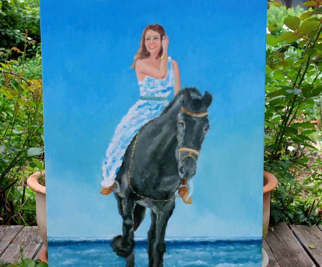 油絵 絵画 インテリア F4-252023 女性像　雪国の子供たち 油絵 絵画 インテリア F4-252023 女性像 雪国の子供たち