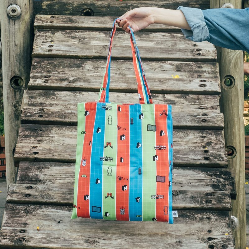 【錦源興】茄芷袋提袋 l 托特包 購物袋 帆布袋 大容量 A4 印花 - 側背包/斜背包 - 其他人造纖維 紅色