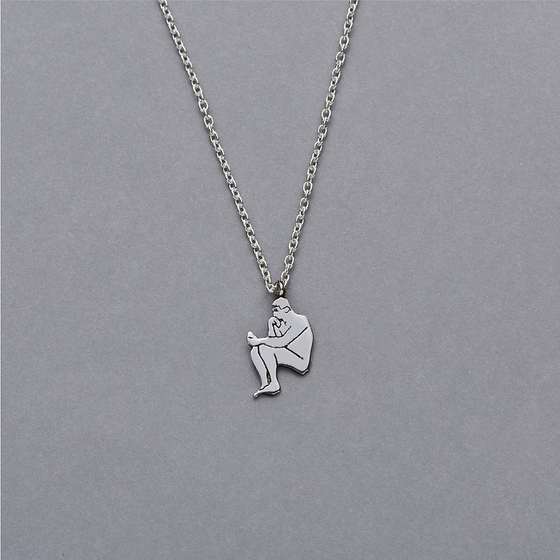 Necklace Thinker - Necklaces - Sterling Silver 