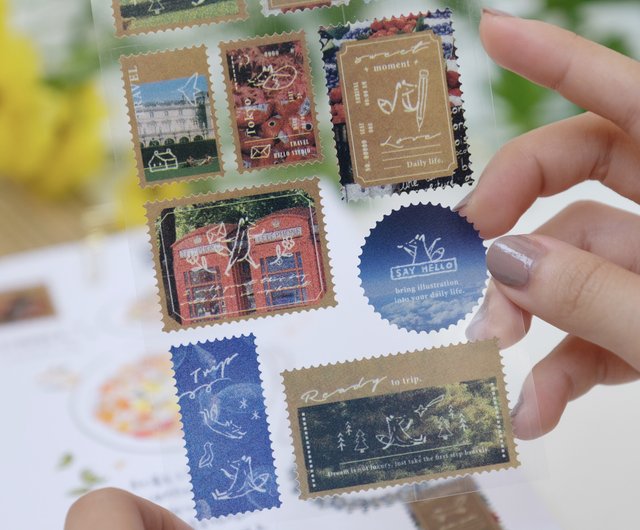 Postage Stamp Stickers