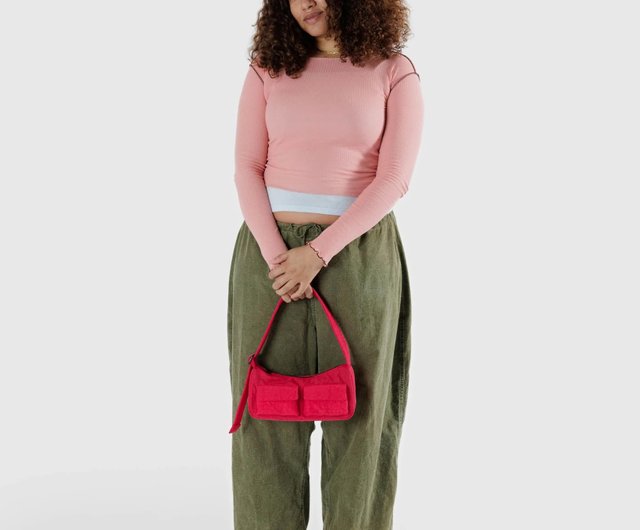BAGGU カーゴ ショルダーバッグ パープル 送料無料 Amazon.co.jp: BAGGU Cargo Shoulder Bag カーゴ ショルダー