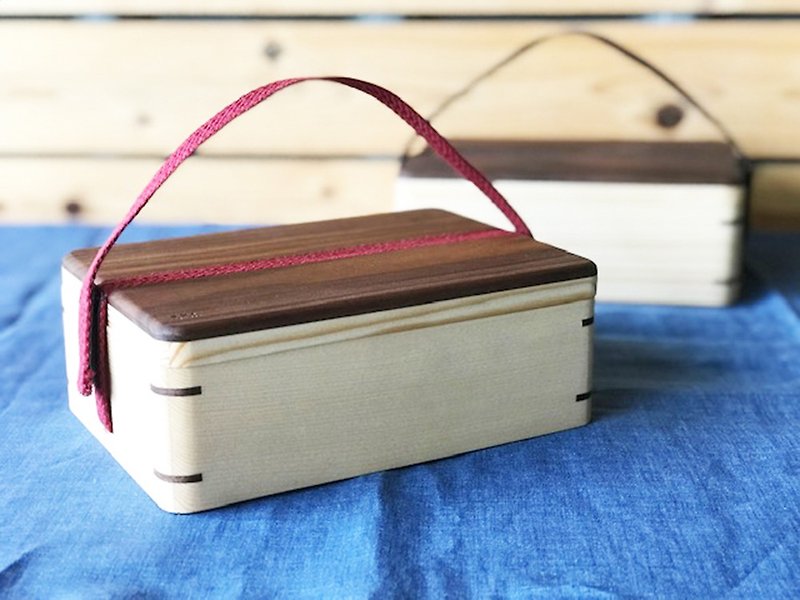 Mullet wooden lunch box - Lunch Boxes - Wood 