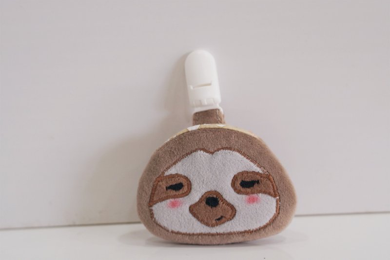 Bucute樹懶護身符.御守套.平安符袋/寶寶專用/手工製作/ - 彌月禮盒 - 聚酯纖維 卡其色
