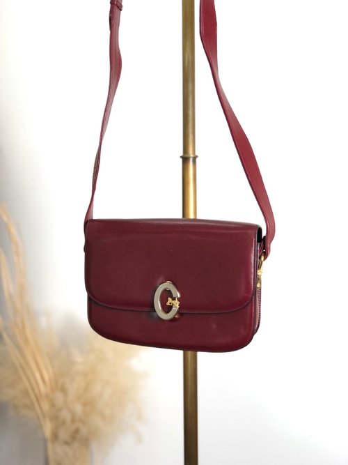 VINTAGE●CELINE●セリーヌ ホーボー ショルダーバック CELINE セリーヌ レザー×スエード ミニバッグ ホーボー