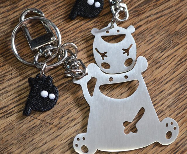 ジャンプアップ 私はあなたを助けます バレンタインデーのためのステンレスの魅力 キーホルダーカップル交換ギフトを組み合わせる ショップ Peej キーホルダー キーケース Pinkoi