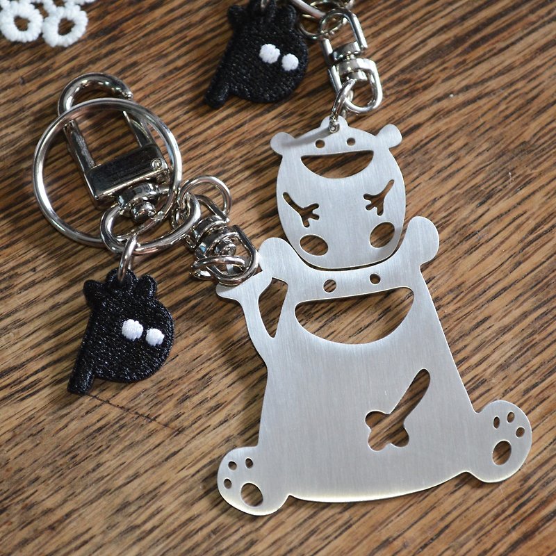 Jump up. I'll help you! Stainless Steel Keychains / Set - Keychains - Stainless Steel Silver