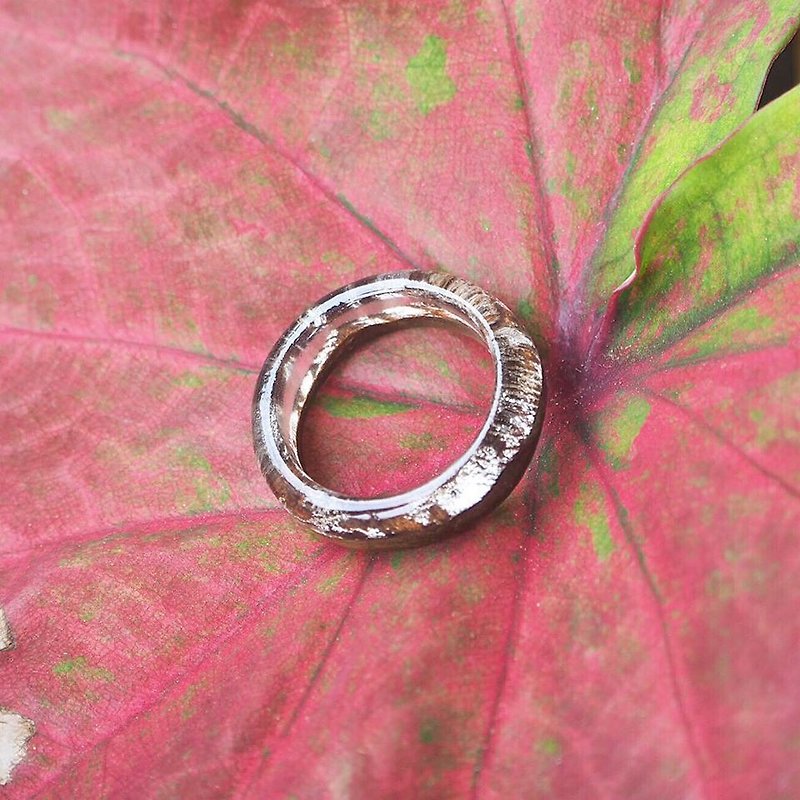Nymph's ring / Tap layers shape - แหวนทั่วไป - ไม้ สีใส