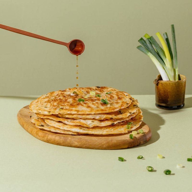 [Expert Serves] Thick Scallion Cake Pancakes - 2 people’s first choice for breakfast and snacks - Prepared Foods - Other Materials Green