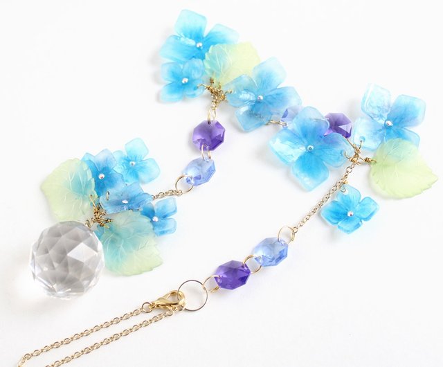 紫陽花のサンキャッチャー - ショップ Radiant（ラディアント