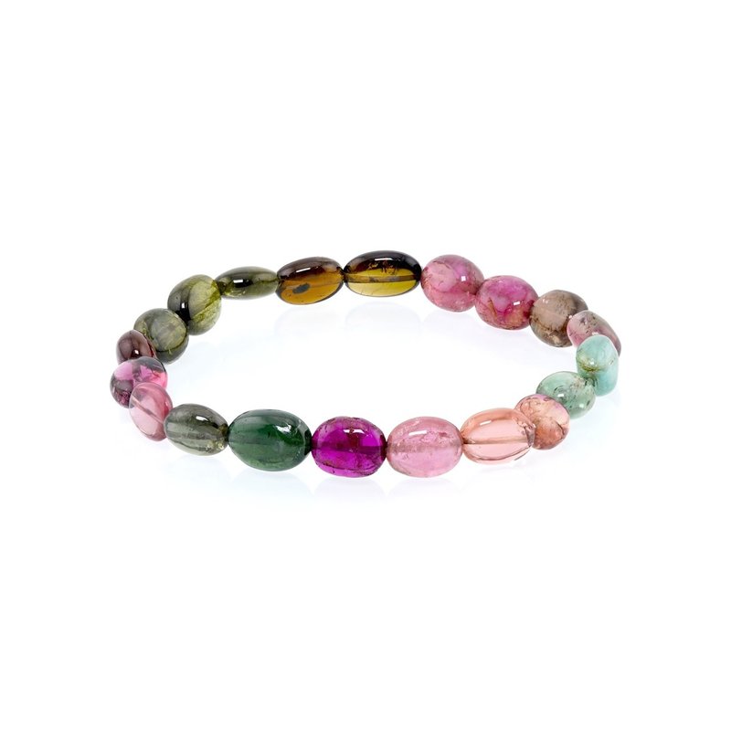 寶麗金珠寶-天然彩色糖果碧璽手鍊 - 手鍊/手環 - 寶石 