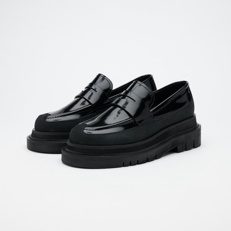 VATIC PENNY LOAFER POLISHED 光皮樂福鞋 內外增高63mm 樂福鞋推 - 女牛津鞋/樂福鞋 - 真皮 