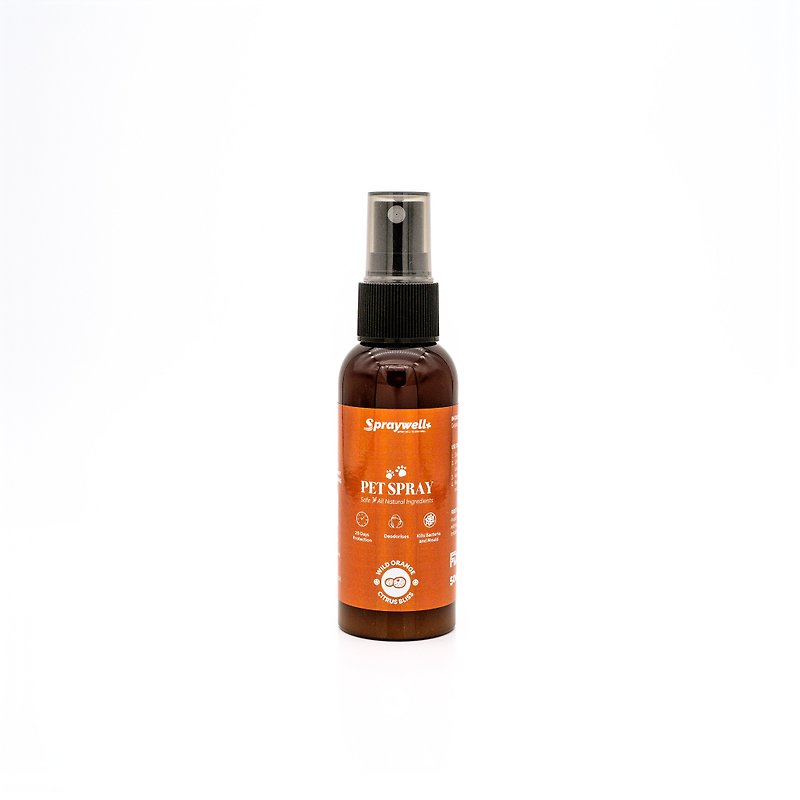 Spraywell Natural Aromatherapy Spray for Pets - Wild Orange (50ml) - Cleaning & Grooming - Other Materials Orange