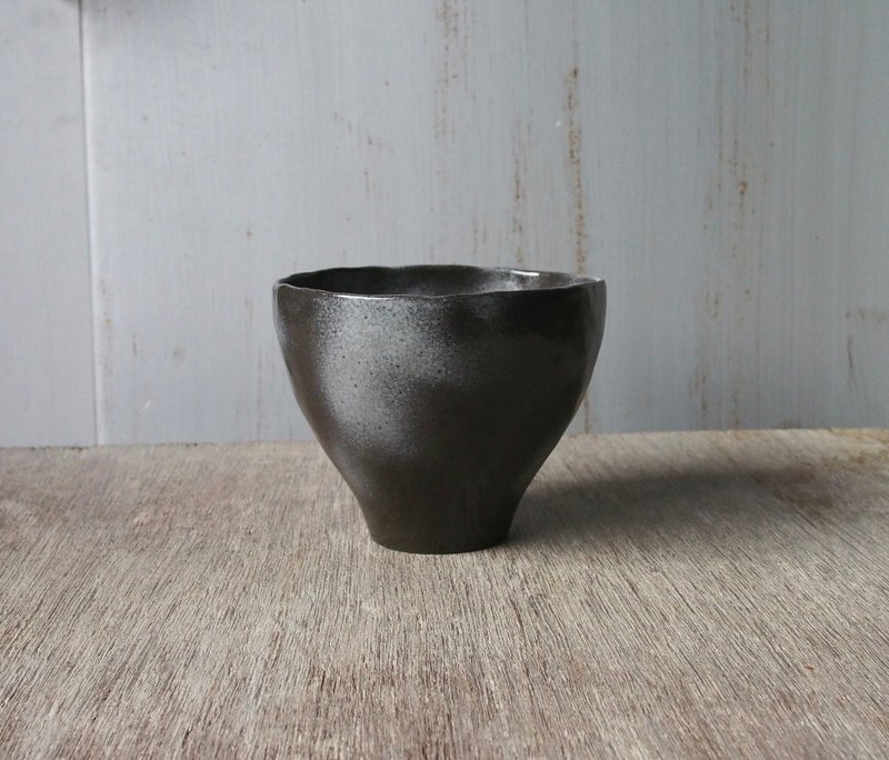 Japanese dinner bowl/ceramic ware_ marl - Bowls - Pottery Black